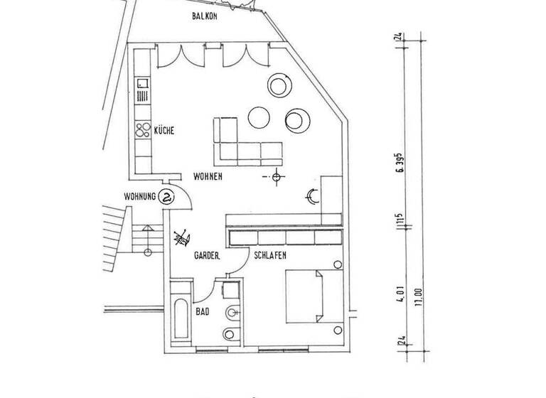 Wohnung zum Kauf 199.000 € 2 Zimmer 63,5 m² Balg Baden-Baden 76532