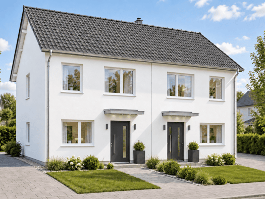 Doppelhaushälfte zum Kauf - Erstbezug provisionsfrei 399.000 € 5 Zimmer 123 m² 188 m² Grundstück Bellersheim Hungen 35410
