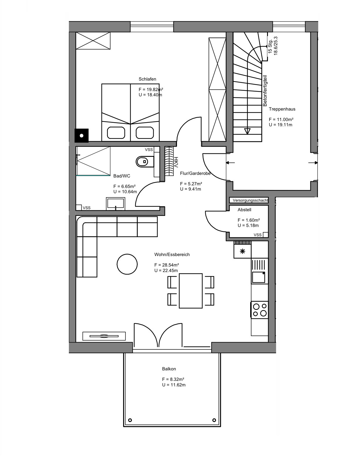 Wohnung zum Kauf 445.000 € 1 Zimmer 66 m²<br/>Wohnfläche 1.<br/>Geschoss Rosenheim 83024