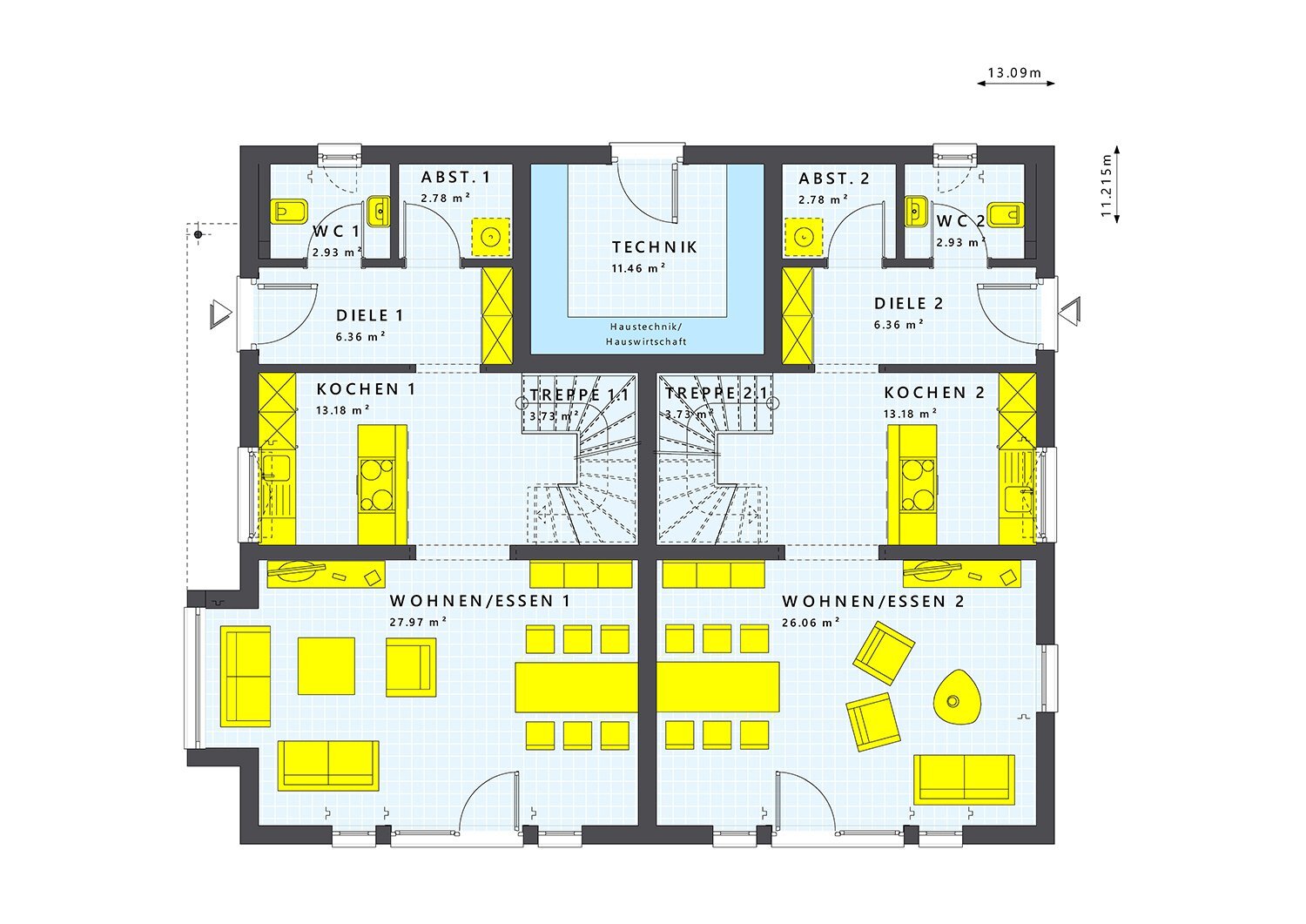 Doppelhaushälfte zum Kauf 477.518 € 4 Zimmer 121 m²<br/>Wohnfläche 570 m²<br/>Grundstück Bendestorf 21227