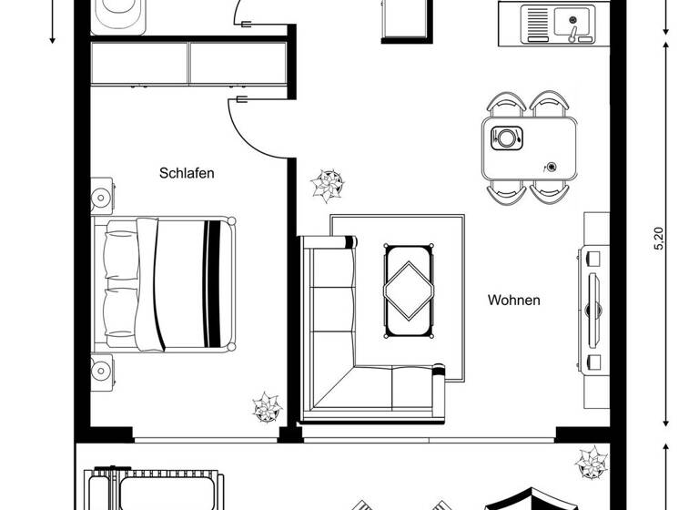 Wohnung zum Kauf 250.000 € 2 Zimmer 59 m² 2. Geschoss Stetten Lörrach 79540