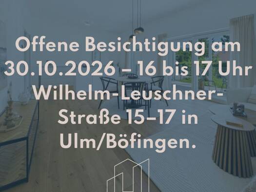 Wohnung zum Kauf - Erstbezug 649.000 € 3 Zimmer 100 m² EG Wilhelm-Leuschner-Straße 15 Böfingen Ulm 89075