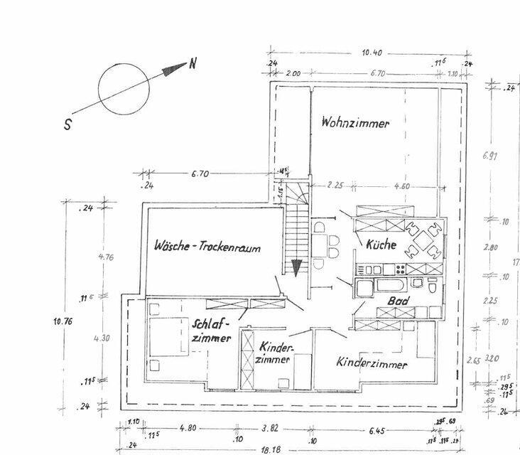 Wohnung zur Miete 1.200 € 4 Zimmer 106 m²<br/>Wohnfläche 4.<br/>Geschoss 01.01.2025<br/>Verfügbarkeit Prinzenpark Braunschweig 38102