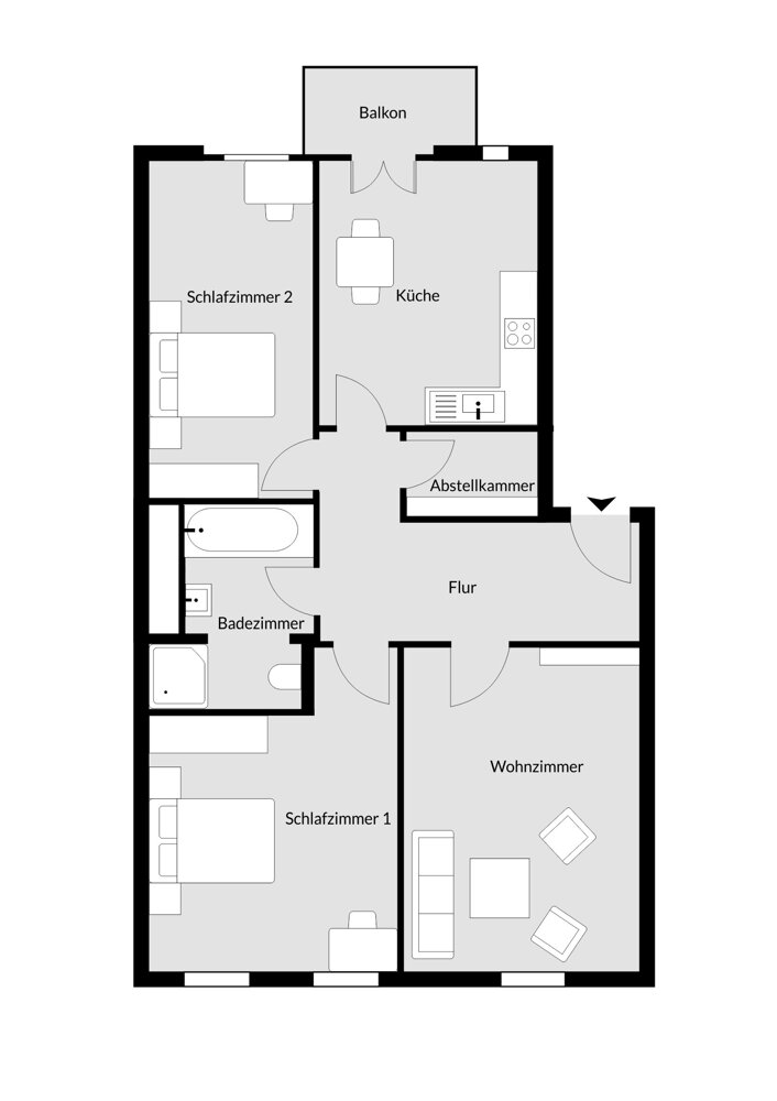 Wohnung zum Kauf 1.450.000 € 3 Zimmer 90 m²<br/>Wohnfläche 3.<br/>Geschoss Untere Au München 81541