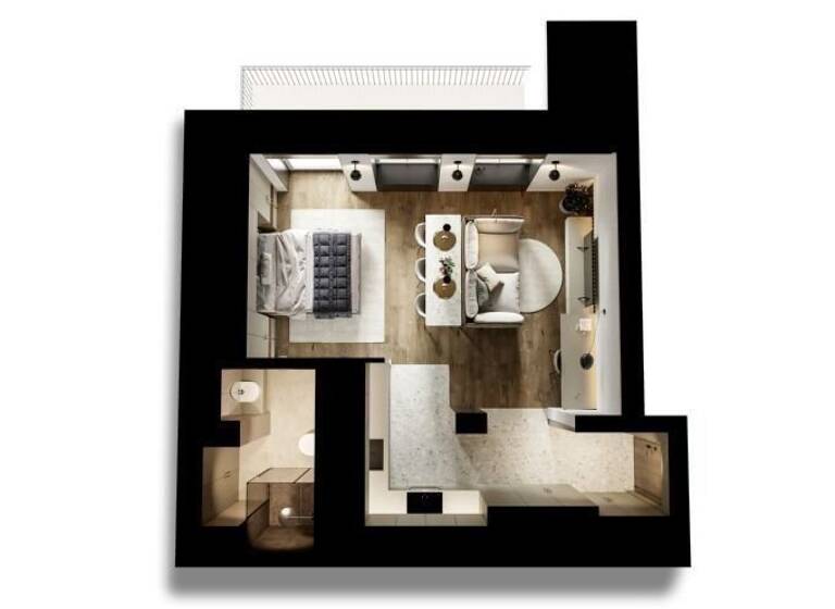 Studio zur Miete Wohnen auf Zeit 684 € 1 Zimmer 37,3 m² Naumburger Straße 34 Plagwitz Leipzig 04229