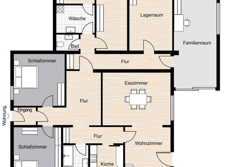 Haus zum Kauf 350.000 € 13 Zimmer 278 m² 1.100 m² Grundstück Bühler Eußenheim 97776