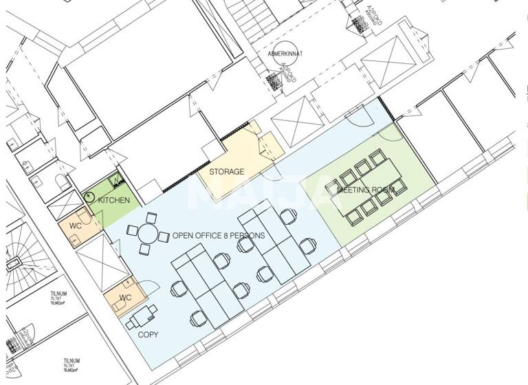 Bürofläche zur Miete Helsinki 00100