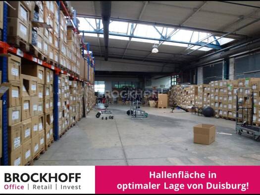 Halle/Industriefläche zur Miete 5.000 m² Lagerfläche teilbar ab 2.500 m² Neumühl Duisburg 47167