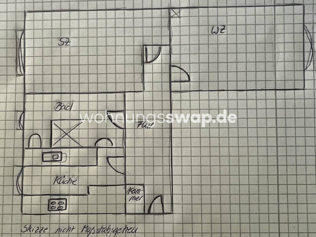 Studio zur Miete Tauschwohnung 352 € 2 Zimmer 56 m² 1. Geschoss Steglitz Berlin 12167