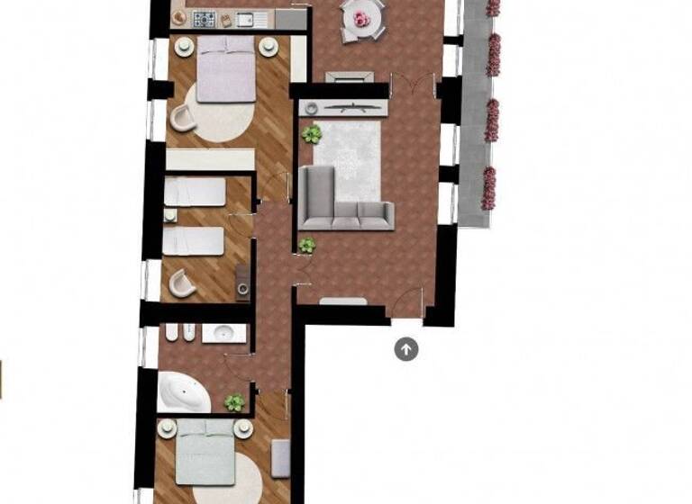 Wohnung zum Kauf 730.000 € 5 Zimmer 198 m² Verona 37121