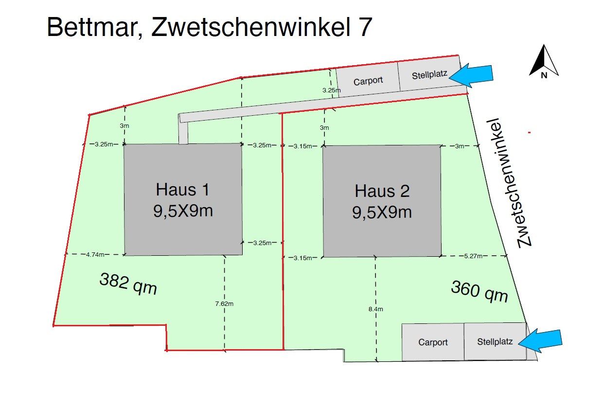 Grundstück zum Kauf 96.000 € 384 m²<br/>Grundstück Bettmar Vechelde 38159