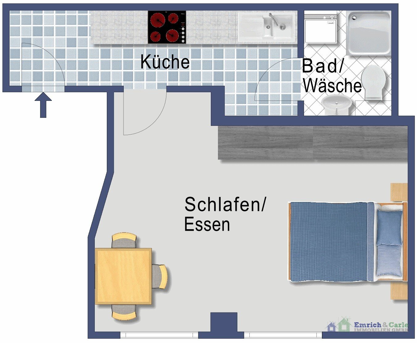 Wohnung zum Kauf 127.000 € 1 Zimmer 30 m²<br/>Wohnfläche Neustadt Mainz 55118