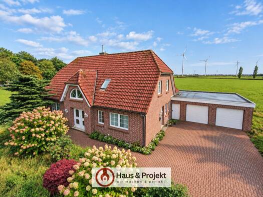 Einfamilienhaus zum Kauf 310.000 € 7 Zimmer 199 m² 850 m² Grundstück Roggenstede Dornum 26553
