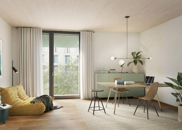 Wohnung zum Kauf - Neubau 419.000 € 2,5 Zimmer 53,1 m² 4. Geschoss Gunta-Stölzl-Str. 1 Heilbronn Heilbronn 74076