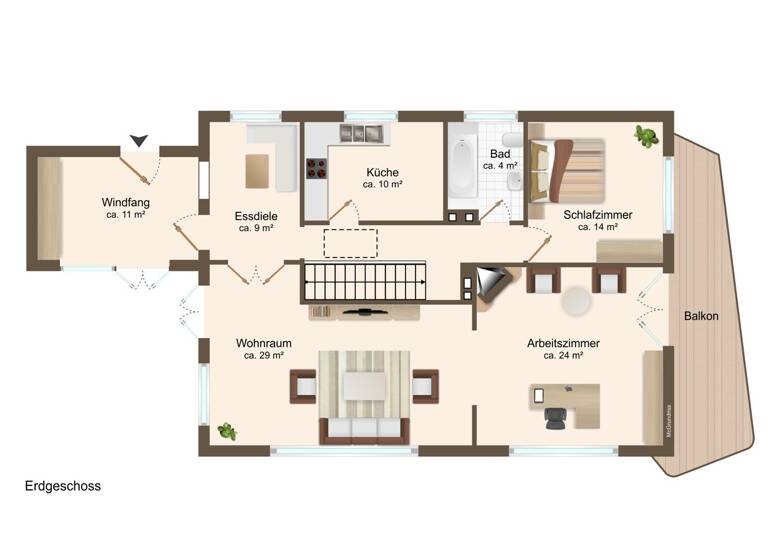 Villa zum Kauf 1.400.000 € 5 Zimmer 150,3 m² 1.002 m² Grundstück Baierbrunn 82065