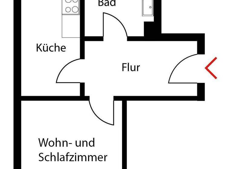 Studio zur Miete 349 € 1 Zimmer 38 m² Altstadt Brandenburg an der Havel 14770