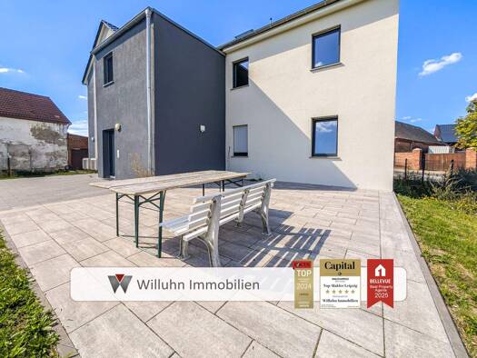 Mehrfamilienhaus zur Miete 2.940 € 8 Zimmer 300 m² 600 m² Grundstück Krostitzer Straße 4 Gollmenz Schönwölkau 04509