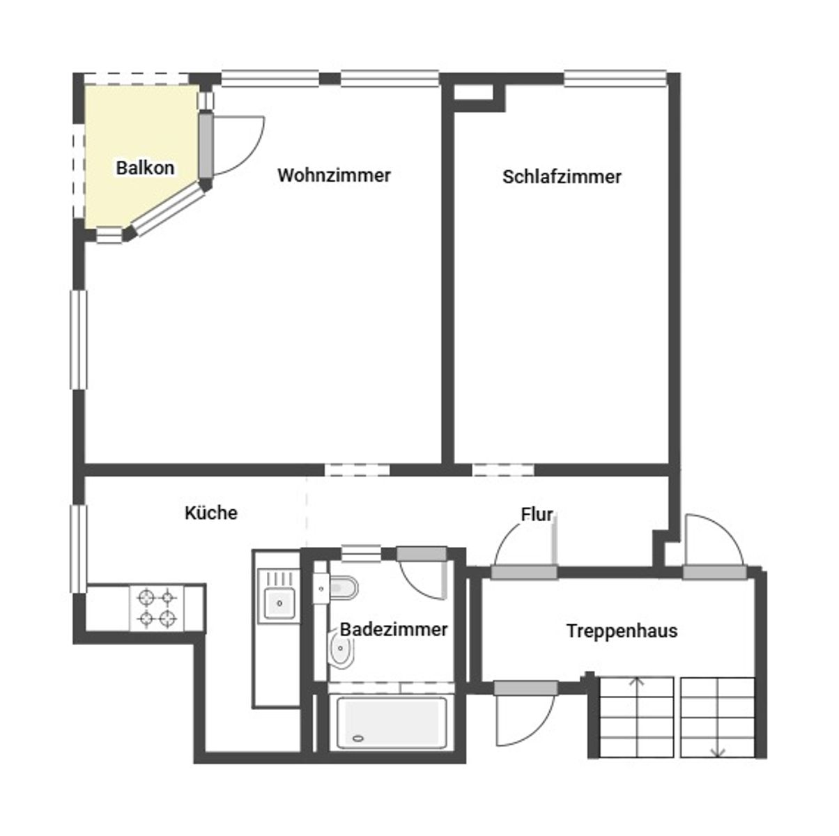 Wohnung zum Kauf 280.000 € 2 Zimmer 61,4 m²<br/>Wohnfläche 4.<br/>Geschoss Alt-Hohenschönhausen Berlin 13055