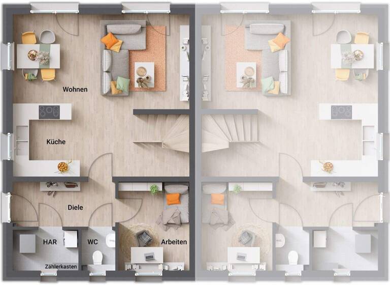Doppelhaushälfte zum Kauf 657.752 € 5 Zimmer 114 m² 268 m² Grundstück Gaißau 6974