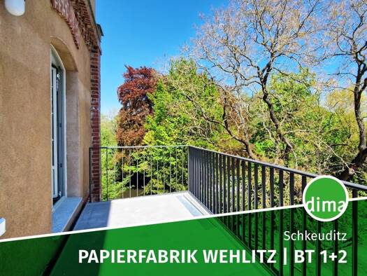 Wohnung zur Miete - Erstbezug 1.500 € 3 Zimmer 120 m² 3 Geschosse frei ab sofort Fabrikstraße 17 Schkeuditz 04435