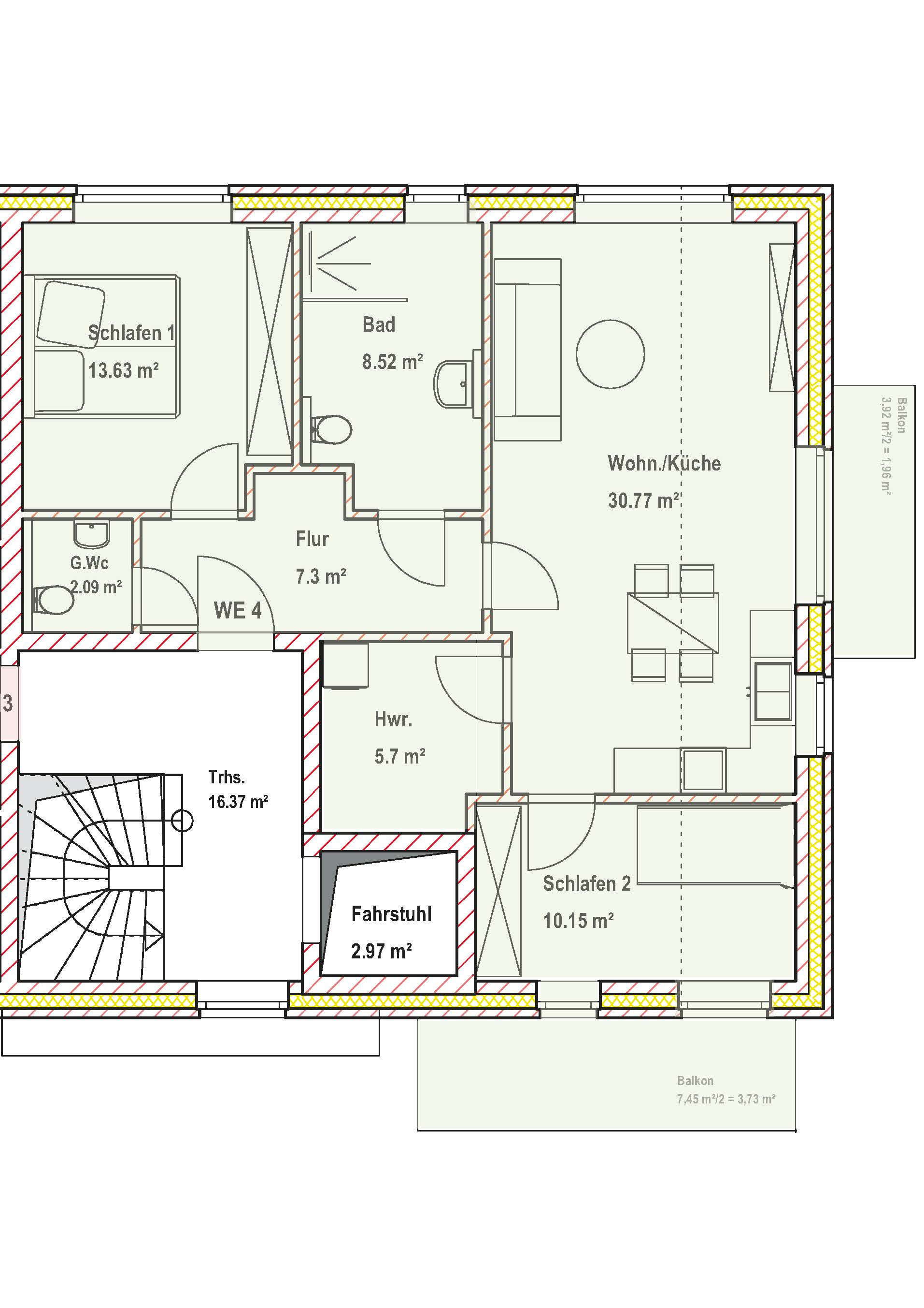 Wohnung zur Miete 1.110 € 3 Zimmer 84 m²<br/>Wohnfläche 1.<br/>Geschoss Bremer Heerstraße 124 Herrenweg Oldenburg 26135