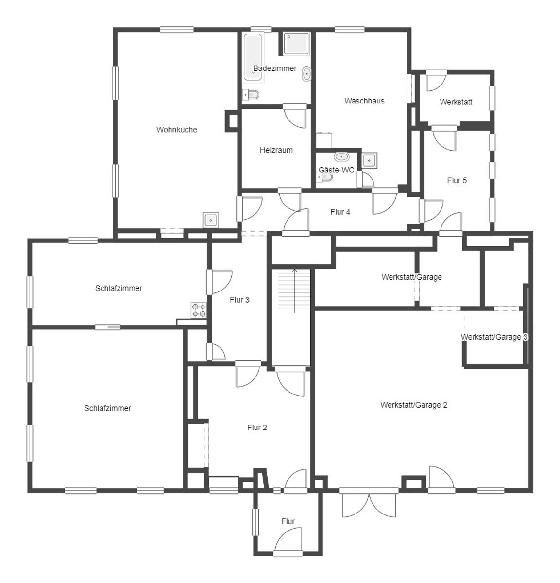 Doppelhaushälfte zum Kauf 59.900 € 12 Zimmer 341 m²<br/>Wohnfläche 1.559,3 m²<br/>Grundstück Putzkau Schmölln-Putzkau 01877