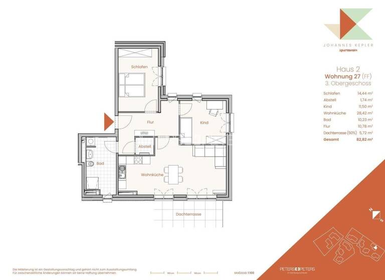Wohnung zur Miete 1.199 € 3 Zimmer 82,1 m² 3. Geschoss frei ab 01.06.2026 Am Ährenfeld 8 St. Gertrud Lübeck 23564