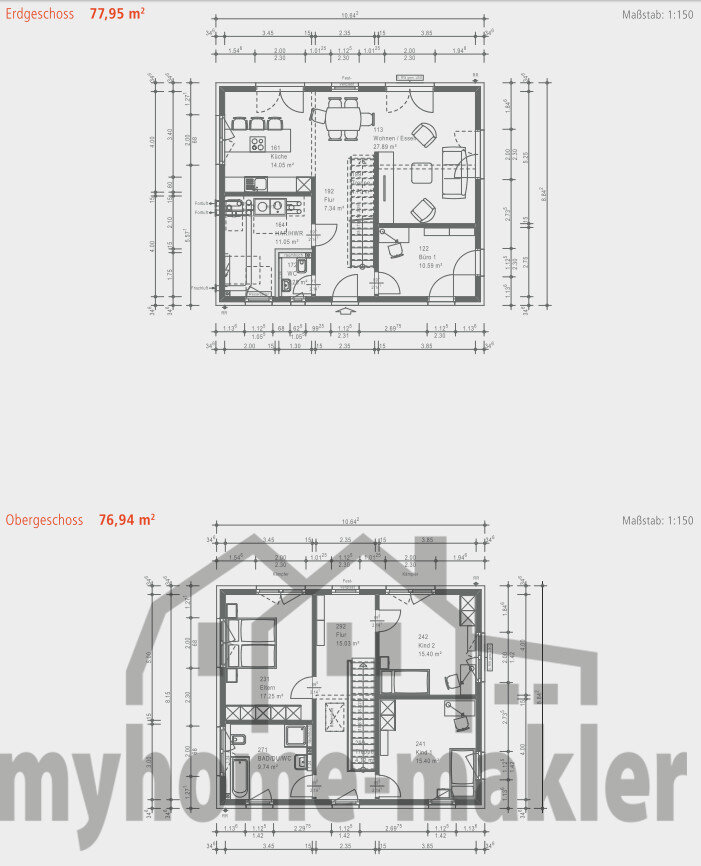 Stadthaus zum Kauf 642.900 € 5 Zimmer 154 m²<br/>Wohnfläche 510 m²<br/>Grundstück ab sofort<br/>Verfügbarkeit Oberasbach Oberasbach 90522