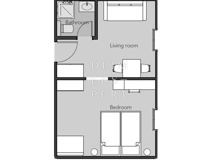 Studio zum Kauf 189.376 € 1 Zimmer 29 m² 2. Geschoss Crikvenica 51260