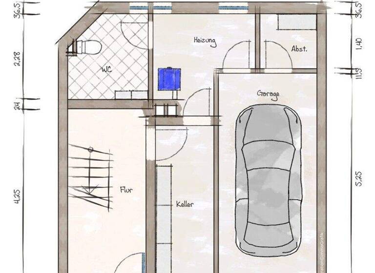 Stadthaus zum Kauf 299.000 € 4 Zimmer 93,4 m² 92 m² Grundstück Hörde Dortmund 44263