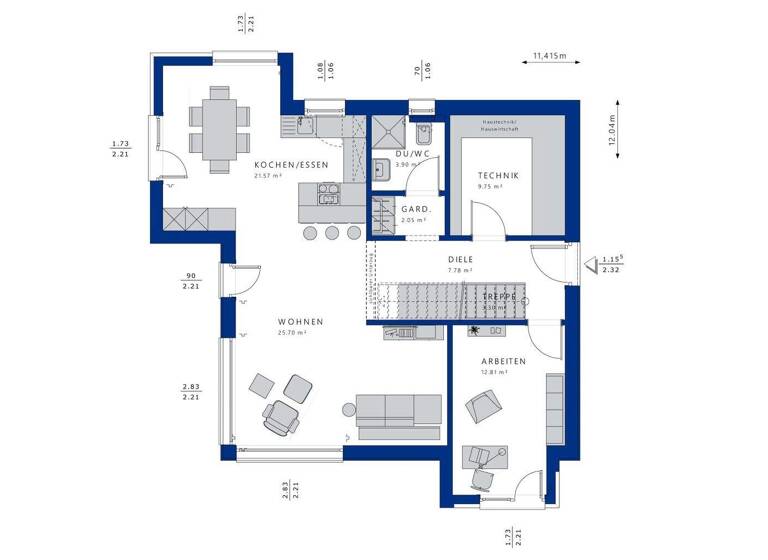 Einfamilienhaus zum Kauf 449.000 € 5 Zimmer 145,8 m² 653 m² Grundstück Ottweiler 66564