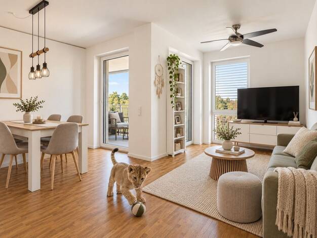 Wohnung zur Miete 950 € 3 Zimmer 70 m² 3. Geschoss Darmstadt Darmstadt 64295