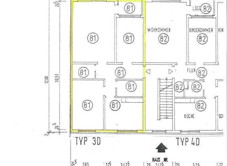 Wohnung zum Kauf 410.000 € 3 Zimmer 67,5 m² 3. Geschoss frei ab sofort Groß Flottbek Hamburg 22607