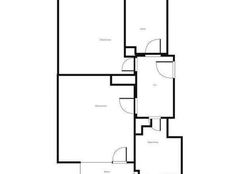 Wohnung zur Miete 1.040 € 2 Zimmer 62 m² 3. Geschoss frei ab 06.05.2026 Moltkestr. 10 Darmstadt 64295