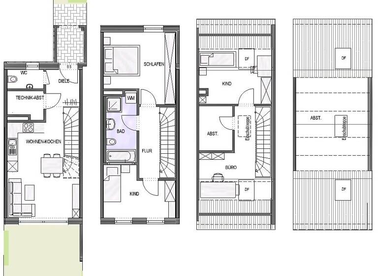 Reihenmittelhaus zum Kauf provisionsfrei 416.500 € 6 Zimmer 110,5 m² 68,4 m² Grundstück Achstetten 88480