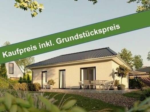 Bungalow zum Kauf - Erstbezug provisionsfrei 194.320 € 4 Zimmer 77 m² 500 m² Grundstück Kranichborn Großrudestedt 99195