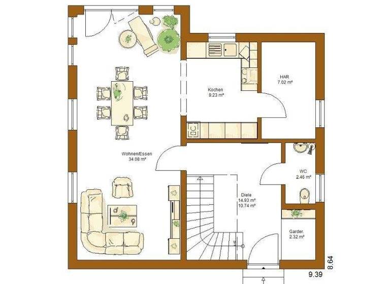 Haus zum Kauf provisionsfrei 296.500 € 4 Zimmer 125 m² 1.160 m² Grundstück Heubach Kalbach 36148