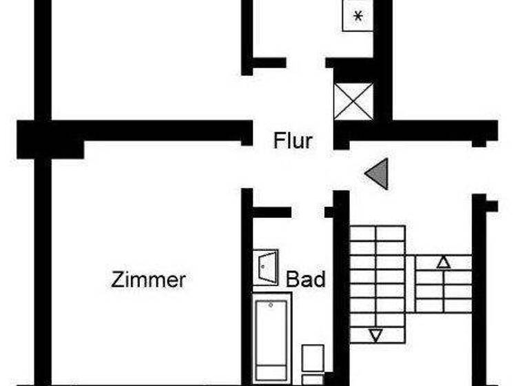 Wohnung zur Miete 498 € 2 Zimmer 50,6 m² 3. Geschoss frei ab 16.04.2026 Rieselshof 22 Borbeck-Mitte Essen 45355