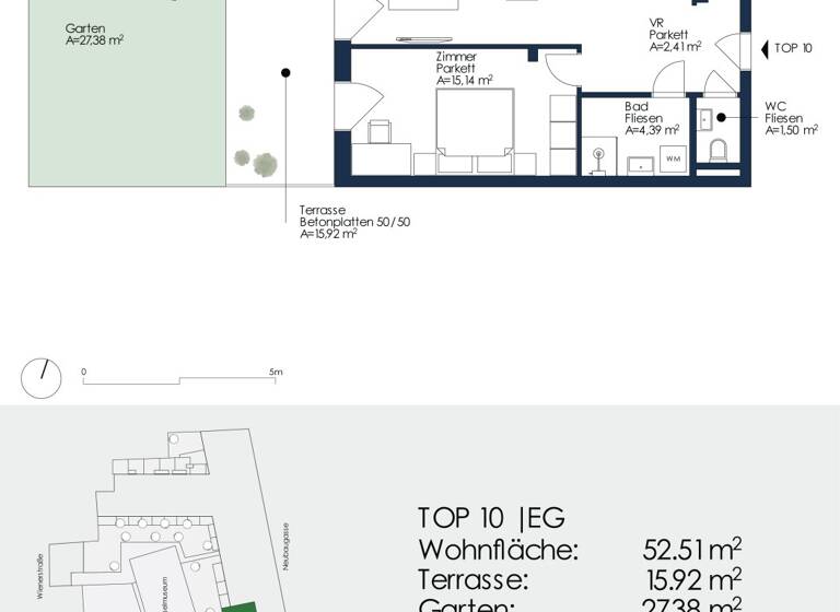 Wohnung zur Miete 663 € 2 Zimmer 52,5 m² EG frei ab 01.07.2026 Neubaugasse 43 Lend Graz 8020