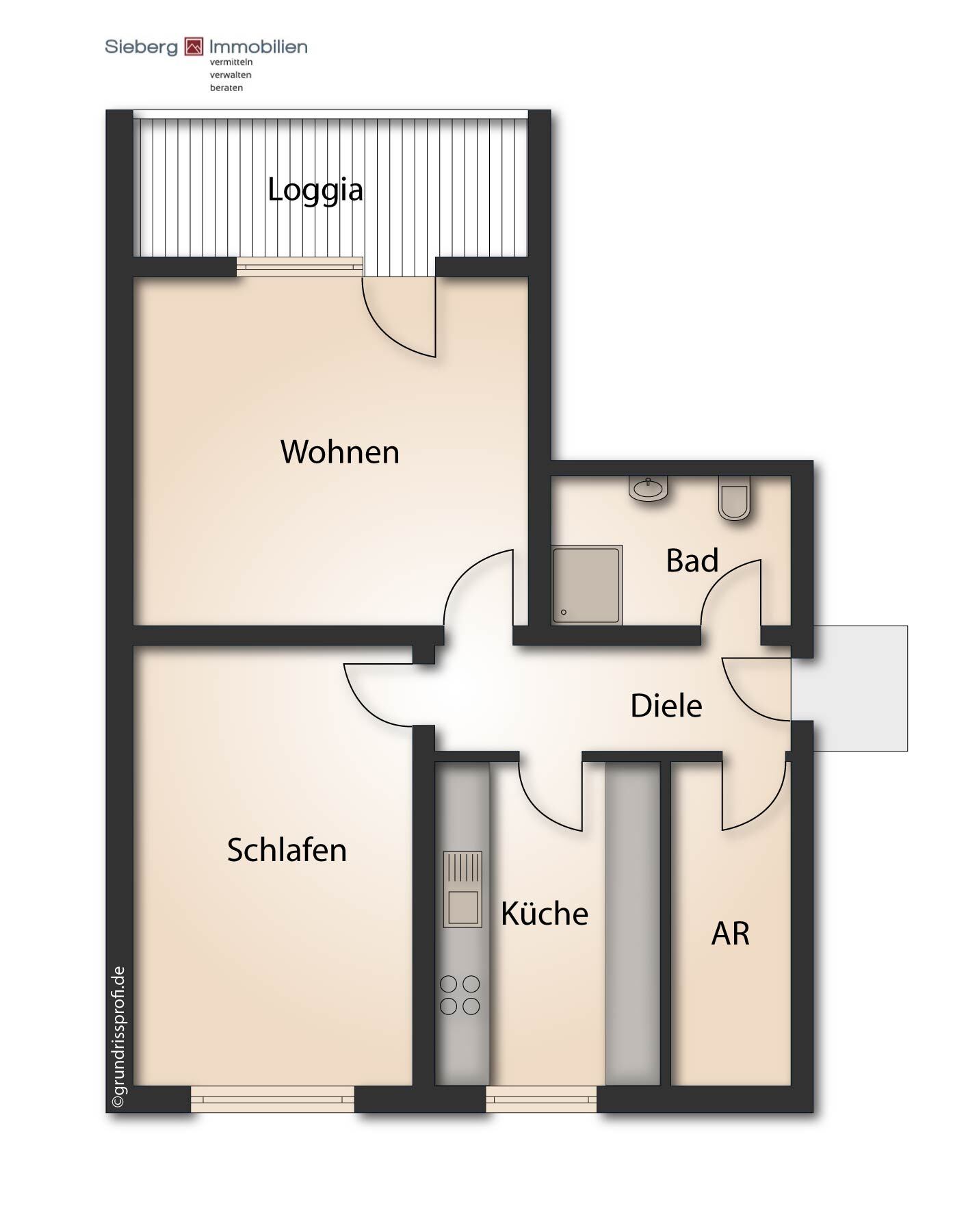 Wohnung zur Miete 584 € 2 Zimmer 73 m²<br/>Wohnfläche Alleestr. 33 Stadtmitte Fröndenberg/Ruhr 58730