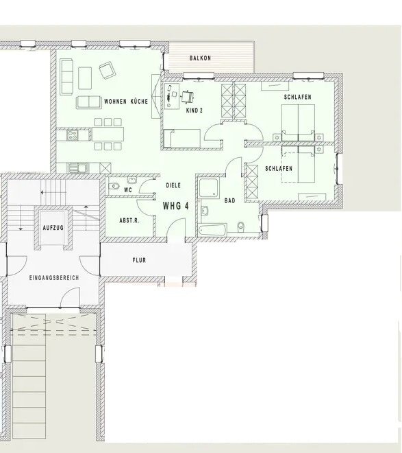 Wohnung zur Miete 1.331 € 4 Zimmer 120,9 m²<br/>Wohnfläche EG<br/>Geschoss 01.04.2025<br/>Verfügbarkeit Lüsenberg Arnsberg 59821