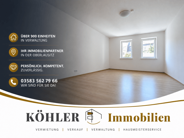 Wohnung zur Miete 240 € 2 Zimmer 50 m² 2. Geschoss frei ab sofort Frauenstraße 15 Zittau 02763