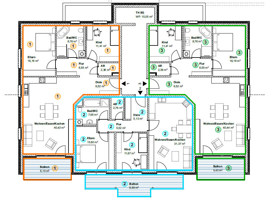 Wohnung zum Kauf provisionsfrei als Kapitalanlage geeignet 419.000 € 3 Zimmer 97,3 m²<br/>Wohnfläche Hartschmiedenweg 4 Neustadt Neustadt an der Aisch 91413