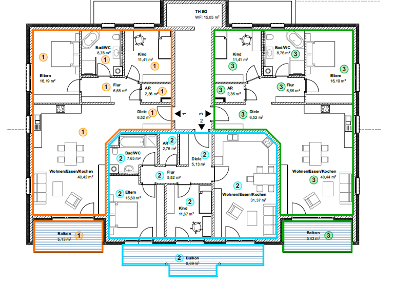 Wohnung zum Kauf provisionsfrei als Kapitalanlage geeignet 419.000 € 3 Zimmer 97,3 m²<br/>Wohnfläche Hartschmiedenweg 4 Neustadt Neustadt an der Aisch 91413