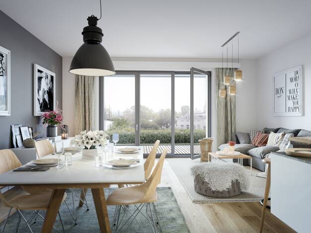 Wohnung zum Kauf - Neubau provisionsfrei 659.000 € 4 Zimmer 103 m² 1. Geschoss frei ab sofort Wörthstraße 41 Eltville Eltville am Rhein 65343