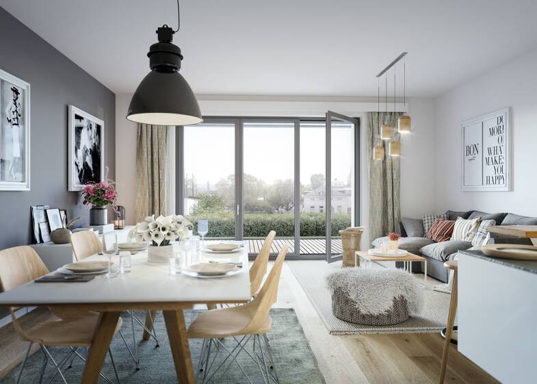 Wohnung zum Kauf - Neubau provisionsfrei 659.000 € 4 Zimmer 103 m² 1. Geschoss frei ab sofort Wörthstraße 41 Eltville Eltville am Rhein 65343