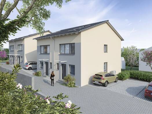 Doppelhaushälfte zum Kauf - Erstbezug provisionsfrei 539.000 € 4 Zimmer 141 m² 189 m² Grundstück Veilchenweg Königsbach Königsbach-Stein 75203