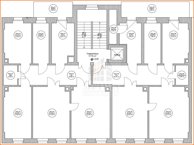 Wohnung zum Kauf 345.015 € 3 Zimmer 104,6 m²<br/>Wohnfläche Zentrum - Nord Leipzig / Leipzig Zentrum-Nord 04105