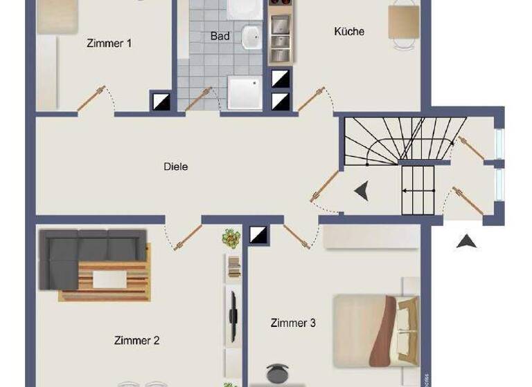 Wohnung zum Kauf 220.000 € 3 Zimmer 88 m² Buggingen 79426