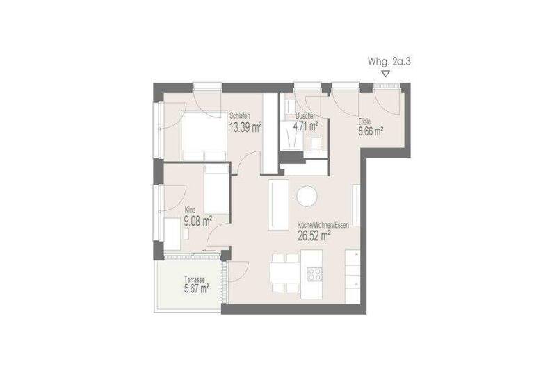 Wohnung zur Miete 1.340 € 4,5 Zimmer 98,1 m² 3. Geschoss frei ab 01.03.2026 Neckargartach Heilbronn 74078